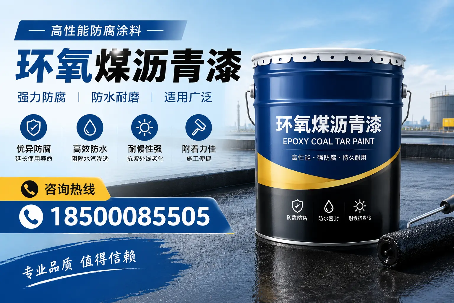 环氧煤沥青漆的主要成分与功能,商洛用户深度了解